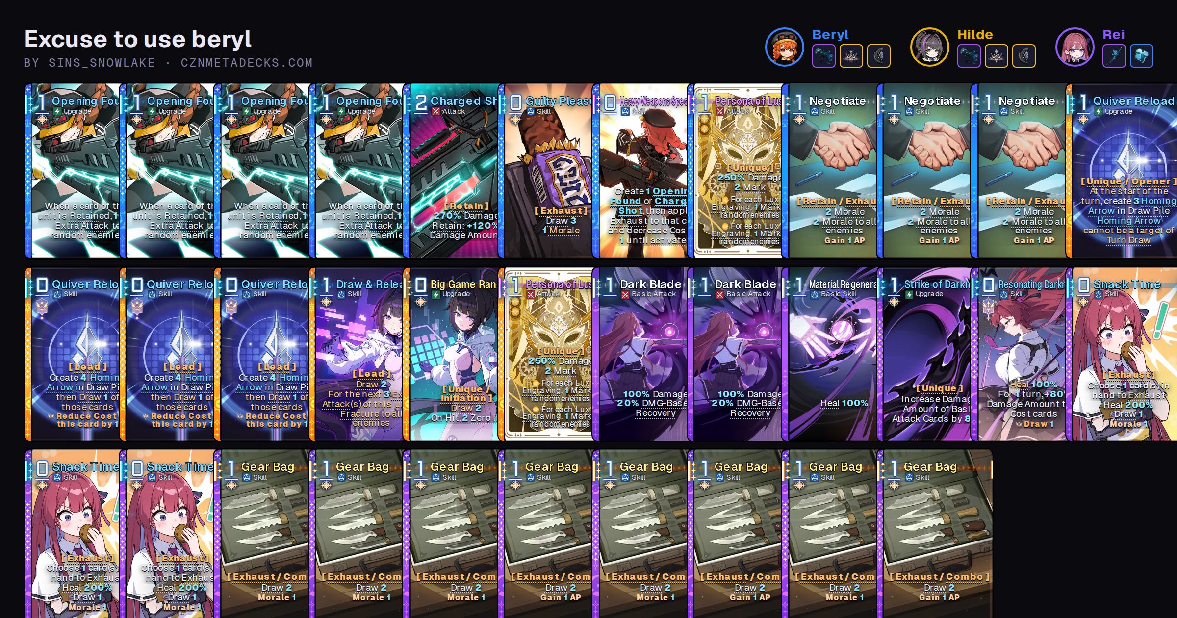 Excuse to use beryl | CZN Meta Decks